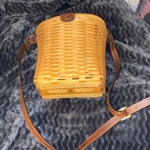 Longaberger Woodcrafts Woven Basket